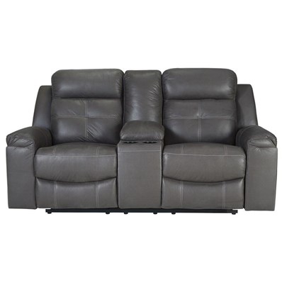 Signature Design by Ashley Jesolo 8670594C Double Reclining Loveseat with Console