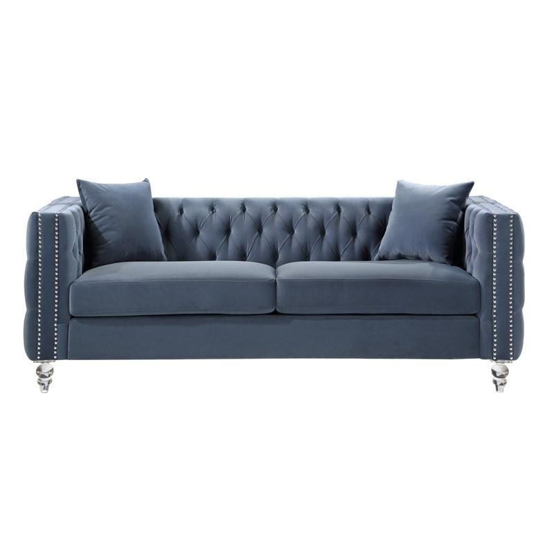 Homelegance Orina 9349DBU-3 Sofa - Dark Blue