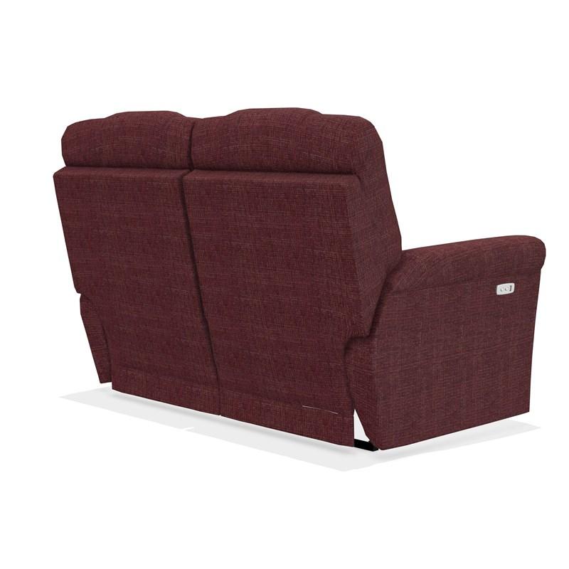 Large Picture of La-Z-Boy Easton PowerRecline La-Z-Time® Full Reclining Loveseat - Cherry