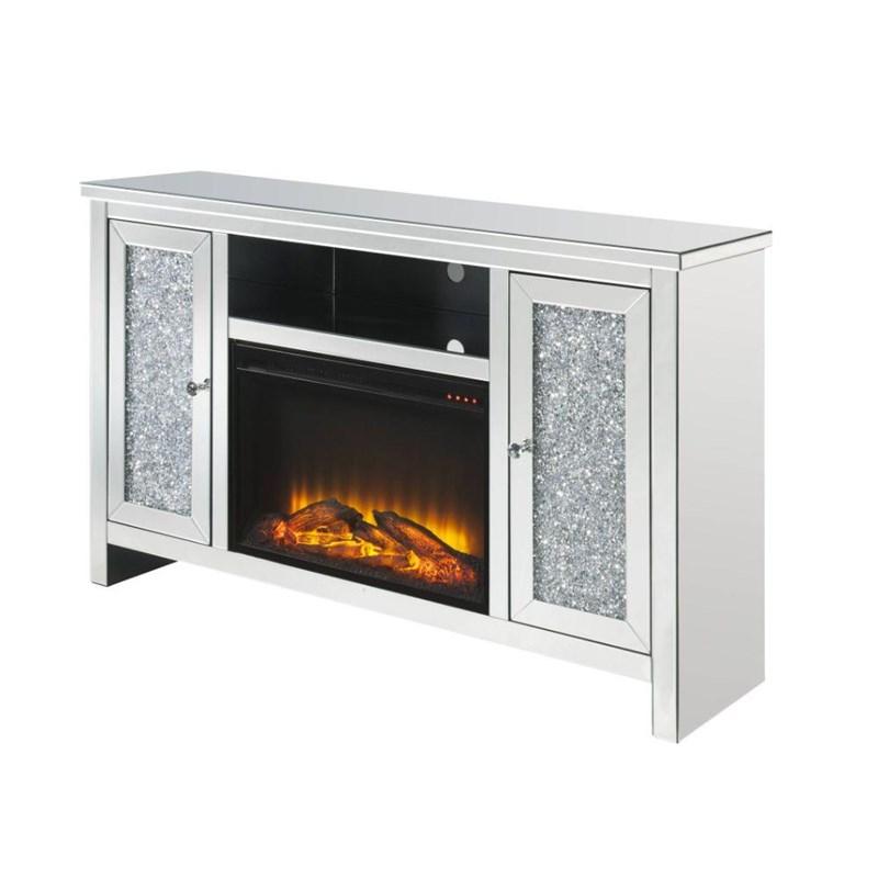 Acme Furniture Noralie 91775 TV Stand with Fireplace