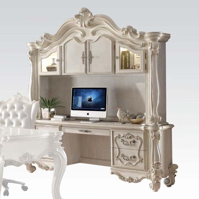 Large Picture of Acme Furniture Versailles 92278 Executive Computer Desk with Hutch