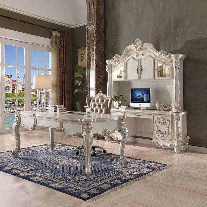 Large Picture of Acme Furniture Versailles 92278 Executive Computer Desk with Hutch