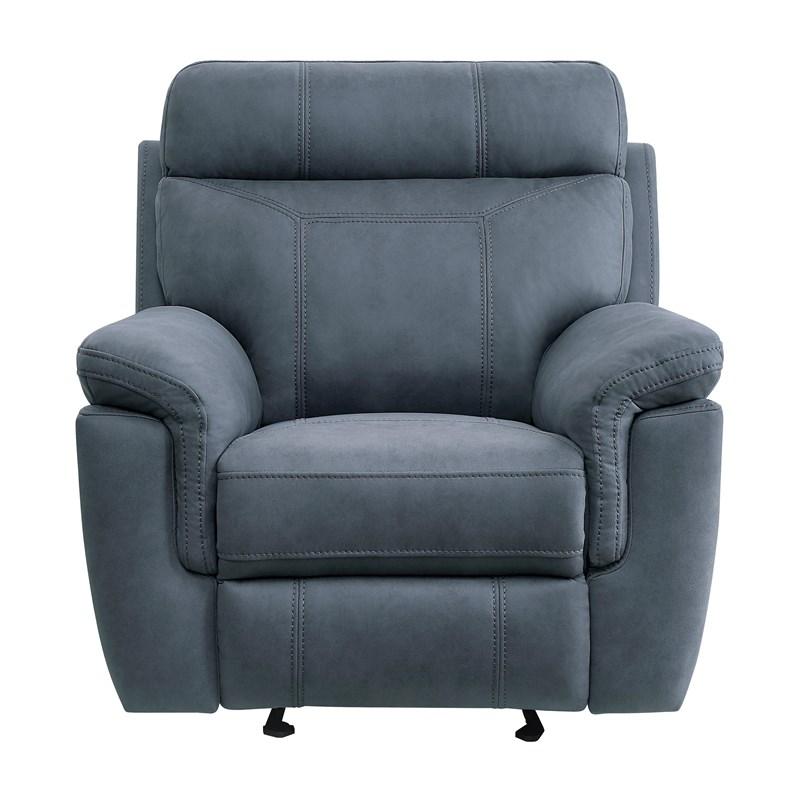 Homelegance Clifton 9301BUE-1 Glider Reclining Chair