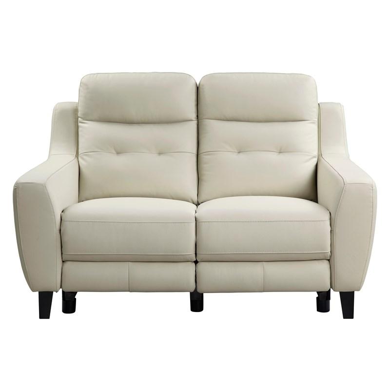 Homelegance Conrad 9337CR-2PW Power Double Reclining Love Seat - Cream