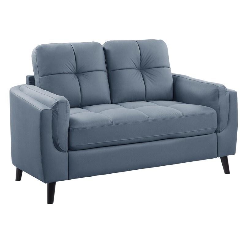 Homelegance Dorelle 9340BU-2 Loveseat