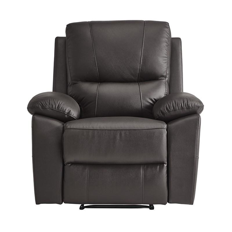 Homelegance Dawson 9368BRW-1 Reclining Chair