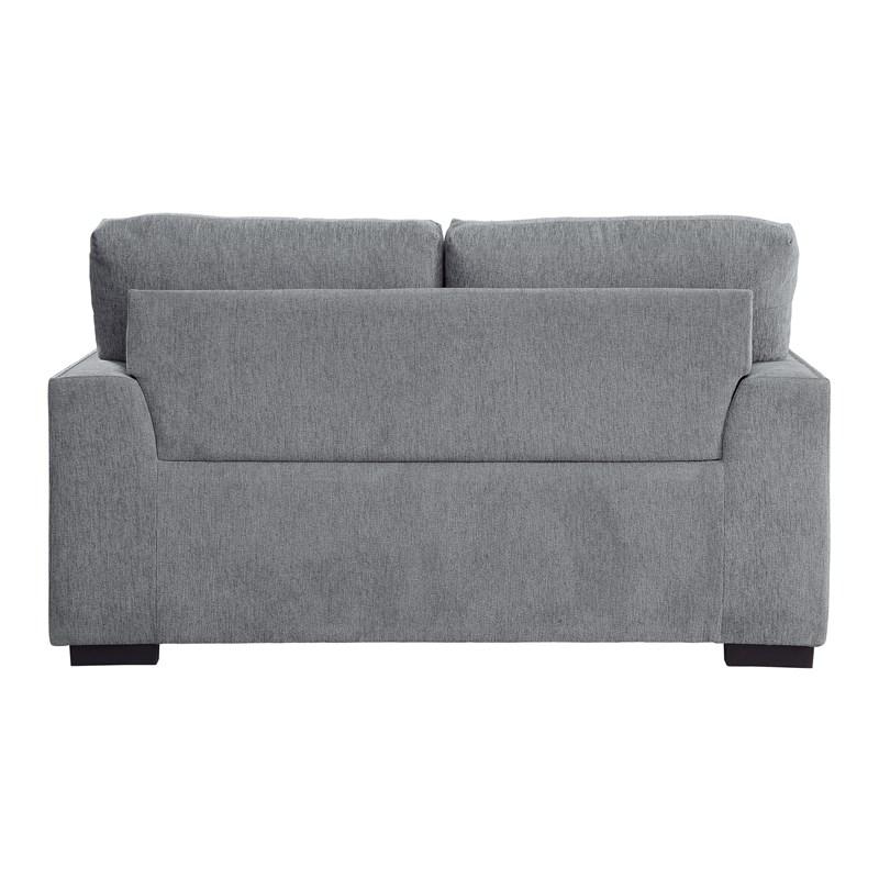 Large Picture of Homelegance Morelia 9468DG-2 Love Seat - Grey
