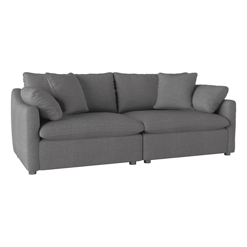 Large Picture of Homelegance Howerton 9544GY-2* Loveseat