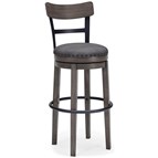 Signature Design by Ashley Caitbrook D388-230 Tall Upholstered Swivel Barstool