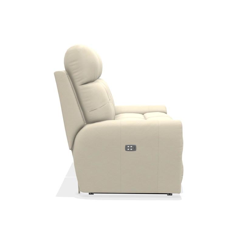Large Picture of La-Z-Boy Douglas Power Reclining Loveseat with Headrest - Ice
