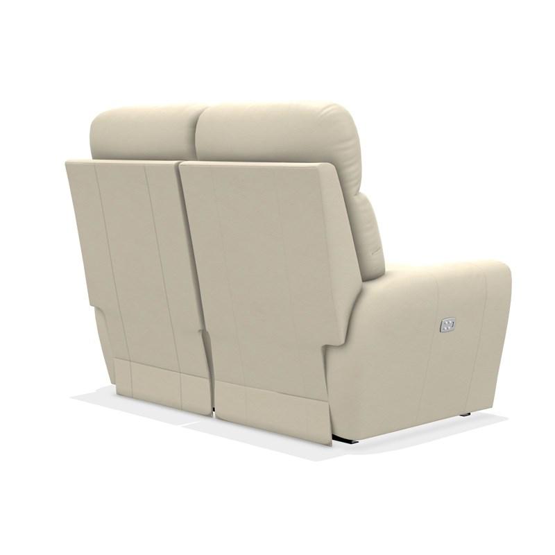 Large Picture of La-Z-Boy Douglas Power Reclining Loveseat with Headrest - Ice