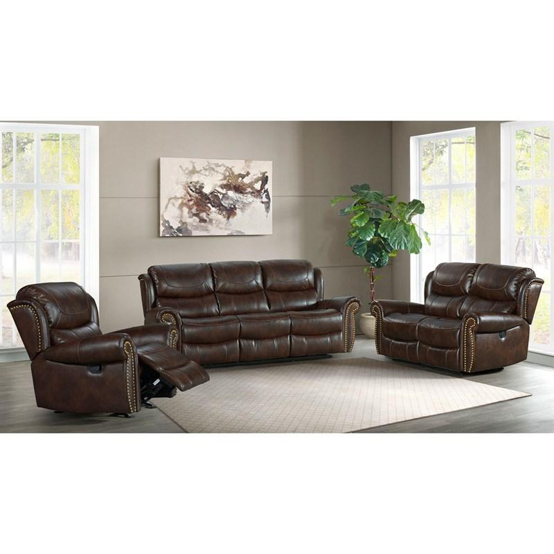 Large Picture of Intercon Furniture Hyde Park HK-RC-144MR-BMG-C Recliner - Banner Mahogany