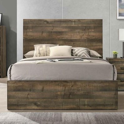 Elements International Bailey BY500KB King Panel Bed