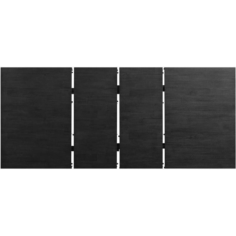 Large Picture of Elements International Grady DGD818DTB Dining Table - Black