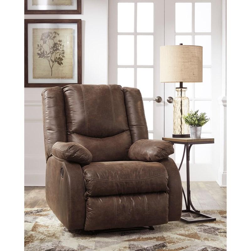 Large Picture of Signature Design by Ashley Bladewood 6030529 Zero Wall Recliner