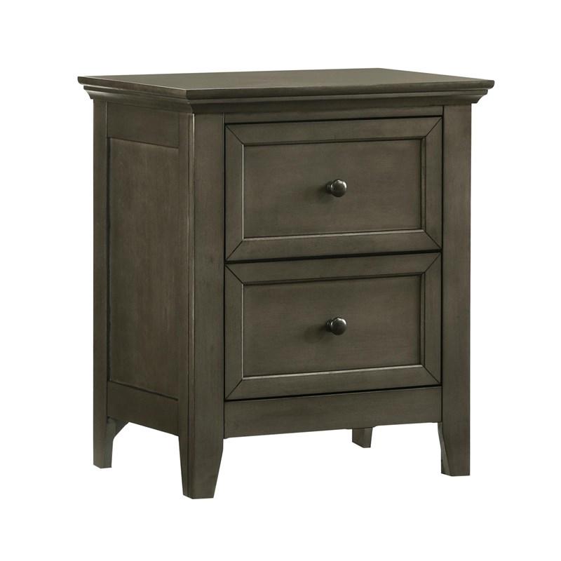 Intercon Furniture San Mateo Youth SM-BR-4302-GRY-C Nightstand - Grey