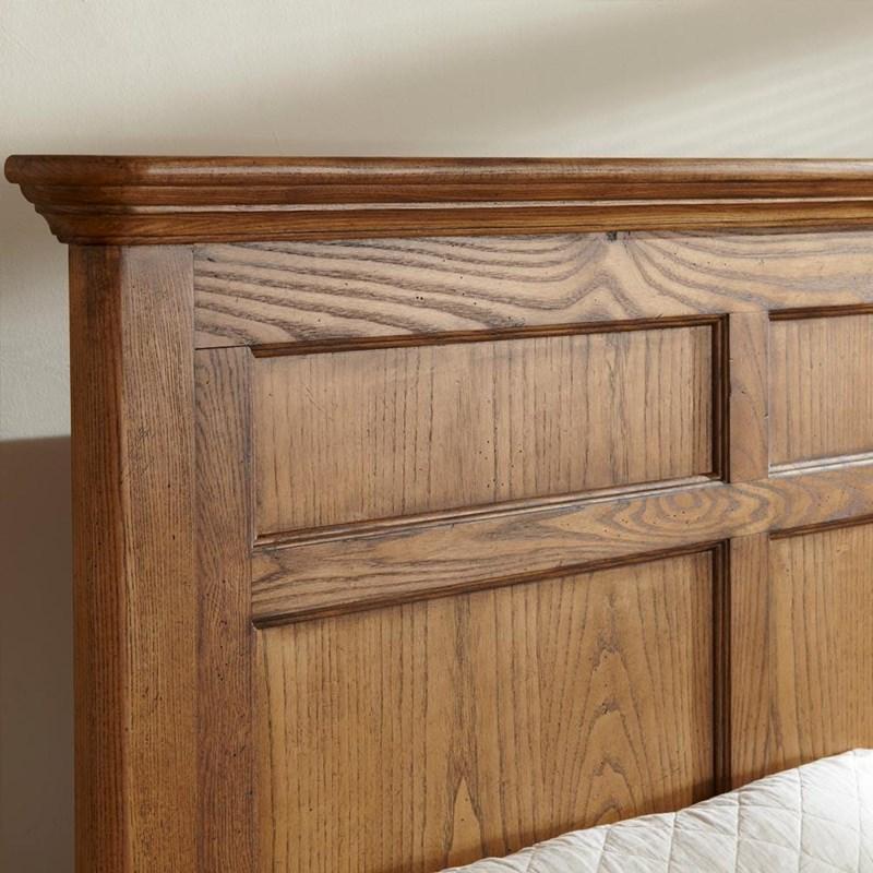Large Picture of Intercon Furniture Alta AL-BR-5350CS-BAS-C California King Storage Bed - Brushed Ash