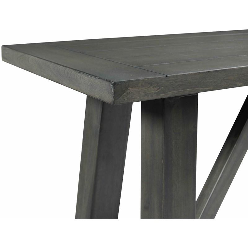 Large Picture of Elements International Renegade DRN3006CS 6 pc Counter Height Dining Set - Grey