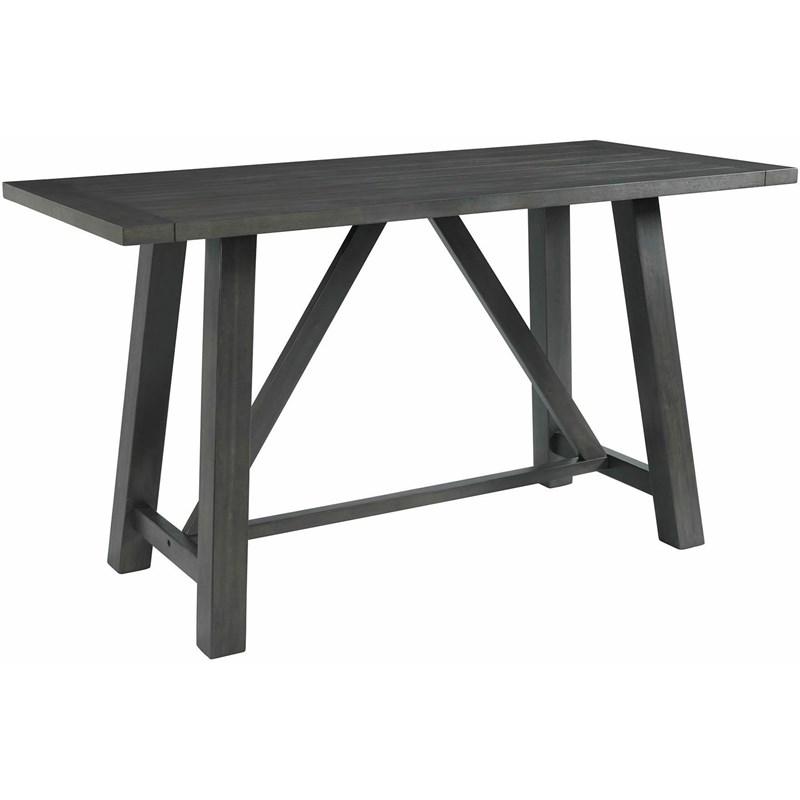 Large Picture of Elements International Renegade DRN3006CS 6 pc Counter Height Dining Set - Grey