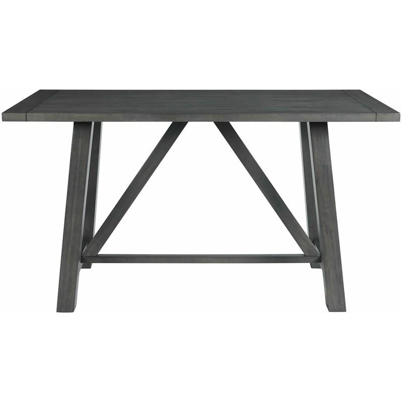 Large Picture of Elements International Renegade DRN3006CS 6 pc Counter Height Dining Set - Grey