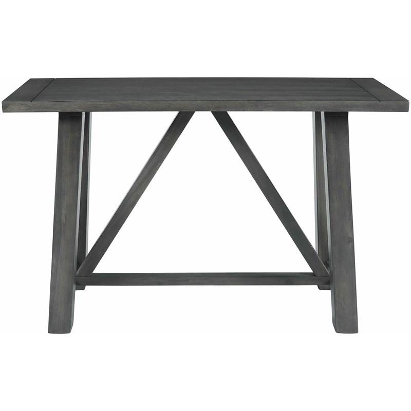 Large Picture of Elements International Renegade DRN3006CS 6 pc Counter Height Dining Set - Grey