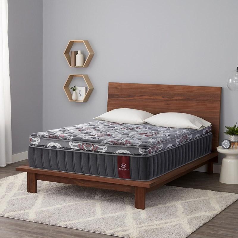 Large Picture of Serta Goya Firm Super Pillow Top Mattress Set (Queen)