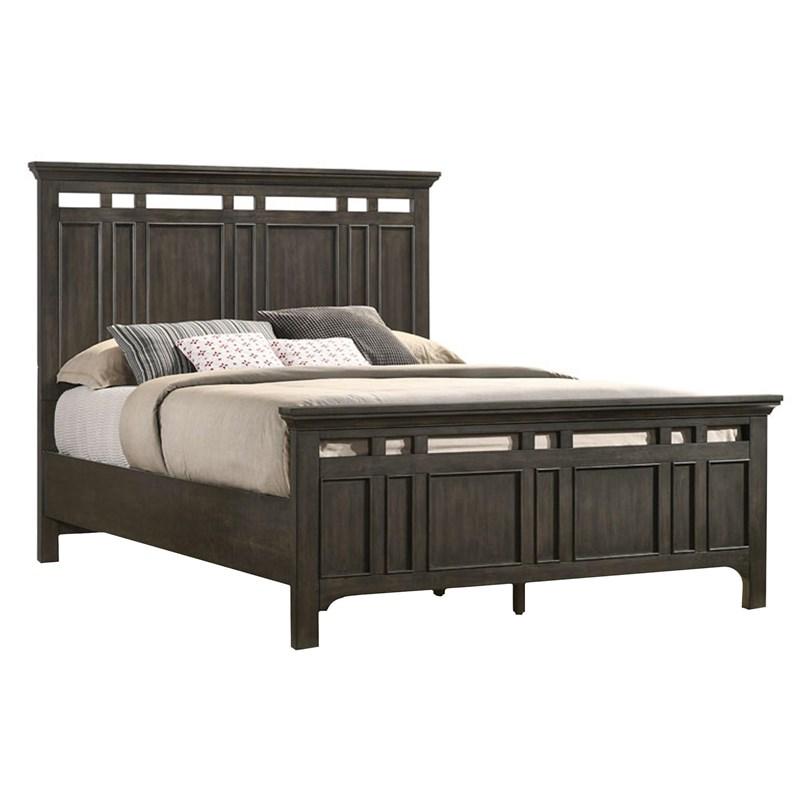 Intercon Furniture Hawthorne HW-BR-5360Q-BCL-C Queen Panel Bed - Burnished Clay
