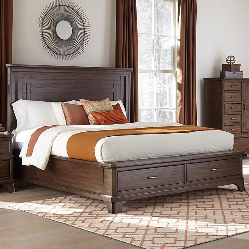 Intercon Furniture Telluride TU-BR-5285KS-VOK-C King Storage Bed