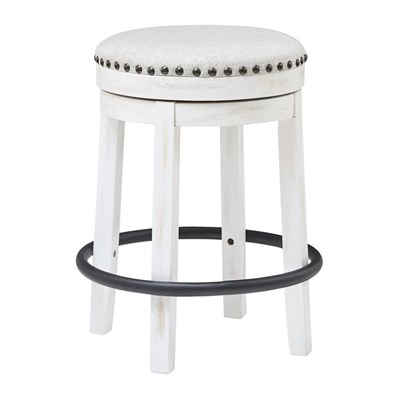Signature Design by Ashley Valebeck D546-324 Upholstered Swivel Stool