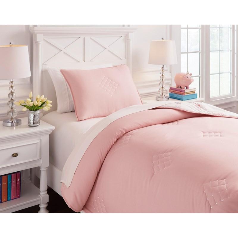 Large Picture of Signature Design by Ashley Lexann Q901001T Twin Comforter Set