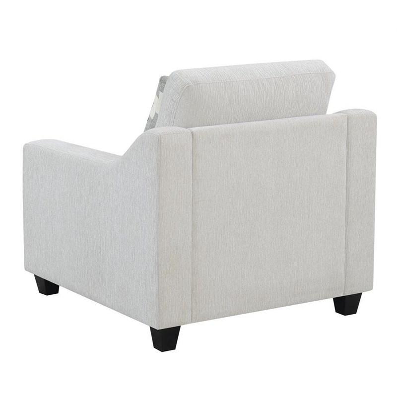 Large Picture of Emerald Home Furnishings Darcey U3471-02-09 Chair with 1 Pillow - Beige