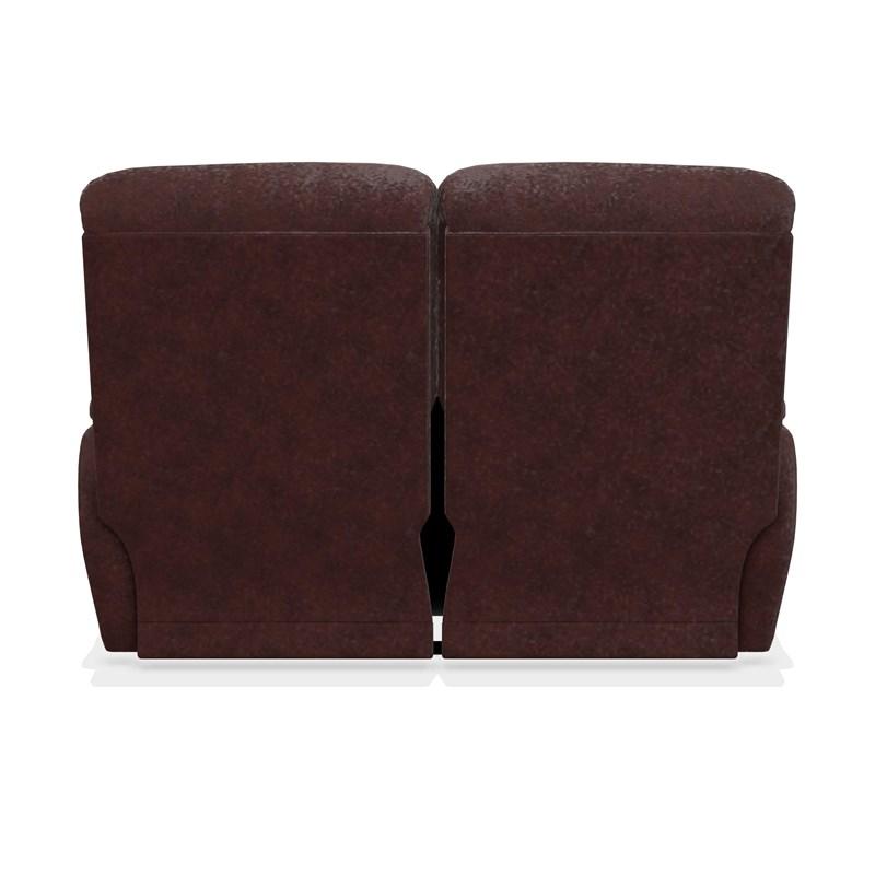 Large Picture of La-Z-Boy Morrison PowerRecline Reclining Loveseat w/ Power Headrest - Burgundy