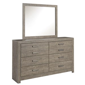 Signature Design by Ashley Culverbach B070B1 Dresser and Mirror (Dressers - 6 Drawers)