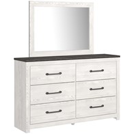 Signature Design by Ashley Gerridan B1190B1 Dresser and Mirror (Dressers - 6 Drawers)
