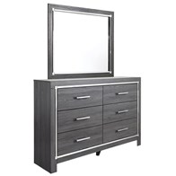 Signature Design by Ashley Lodanna B214B1 Dresser and Mirror (Dressers - 6 Drawers)