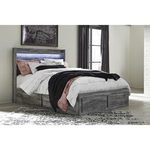 Signature Design by Ashley Baystorm B221B13 Queen Panel Bed with 4 Storage Drawers (Beds - Queen)