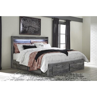 Signature Design by Ashley Baystorm B221B15 King Panel Bed with 4 Storage Drawers