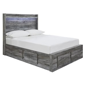 Signature Design by Ashley Baystorm B221B25 Full Panel Bed with 4 Storage Drawers (Kids Beds - Bed)