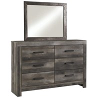 Signature Design by Ashley Wynnlow B440B1 Dresser and Mirror (Dressers - 6 Drawers)