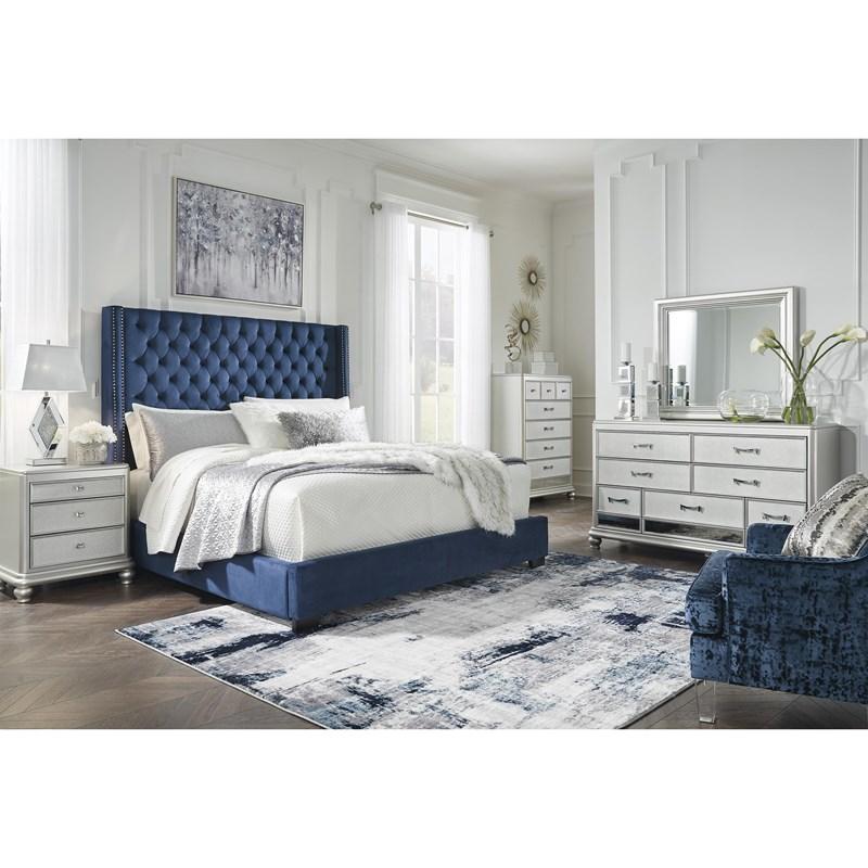 Large Picture of Signature Design by Ashley Coralayne B650B26 California King Upholstered Bed
