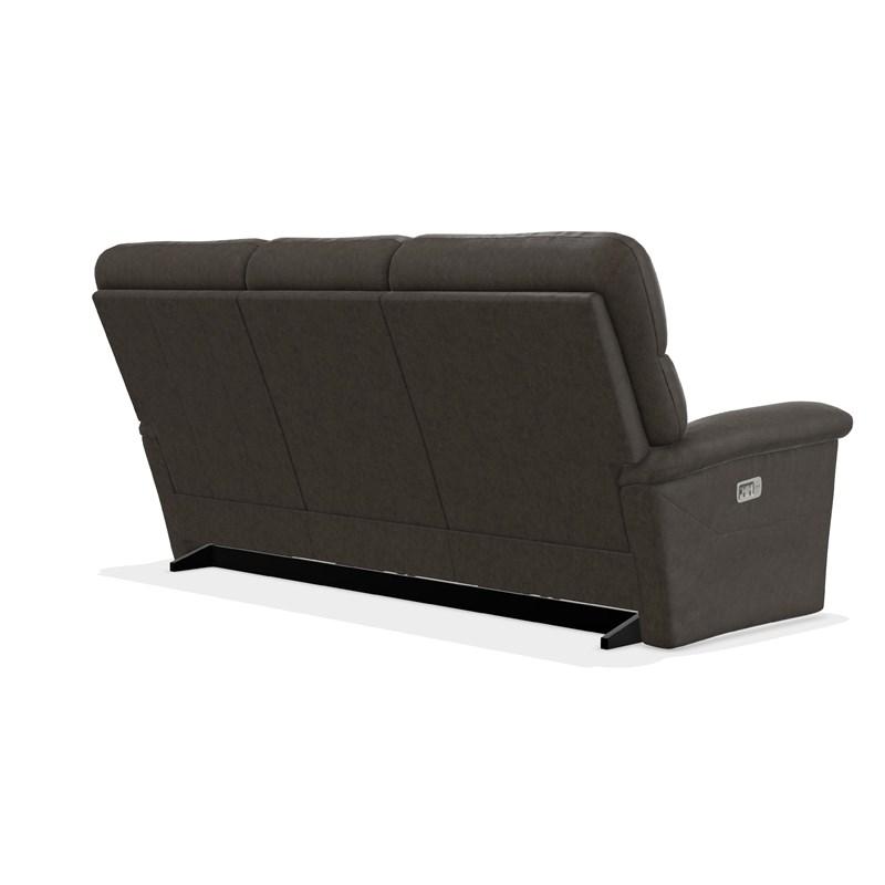 Large Picture of La-Z-Boy Mateo Power Wall Reclining Sofa w/ Headrest and Lumbar - Charcoal
