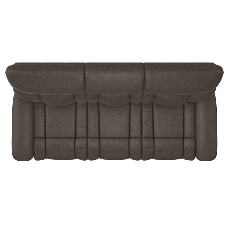 Large Picture of La-Z-Boy Mateo Power Wall Reclining Sofa w/ Headrest and Lumbar - Charcoal