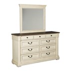 Signature Design by Ashley Bolanburg B647B12 Dresser and Mirror