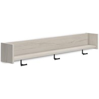 Signature Design by Ashley Socalle EA1864-151 Wall Mounted Coat Rack with Shelf (Coat Racks - Wall Mounted)