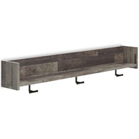 Signature Design by Ashley Neilsville EA2120-151 Wall Mounted Coat Rack with Shelf (Coat Racks - Wall Mounted)