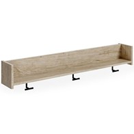 Signature Design by Ashley Oliah EA2270-151 Wall Mounted Coat Rack with Shelf (Coat Racks - Wall Mounted)