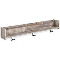 Signature Design by Ashley Neilsville EA2320-151 Wall Mounted Coat Rack with Shelf (Coat Racks - Wall Mounted)