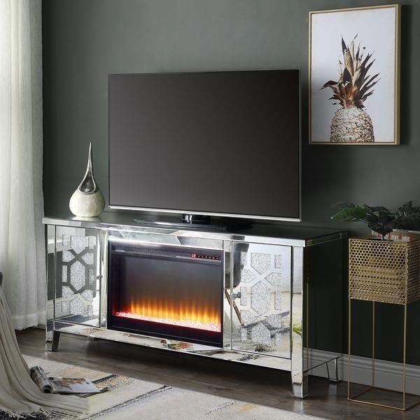 Acme Furniture Noralie LV00312 TV Stand with Fireplace