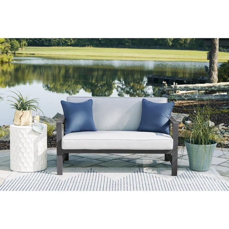 Large Picture of Signature Design by Ashley Fynnegan P349-034 Loveseat with Table