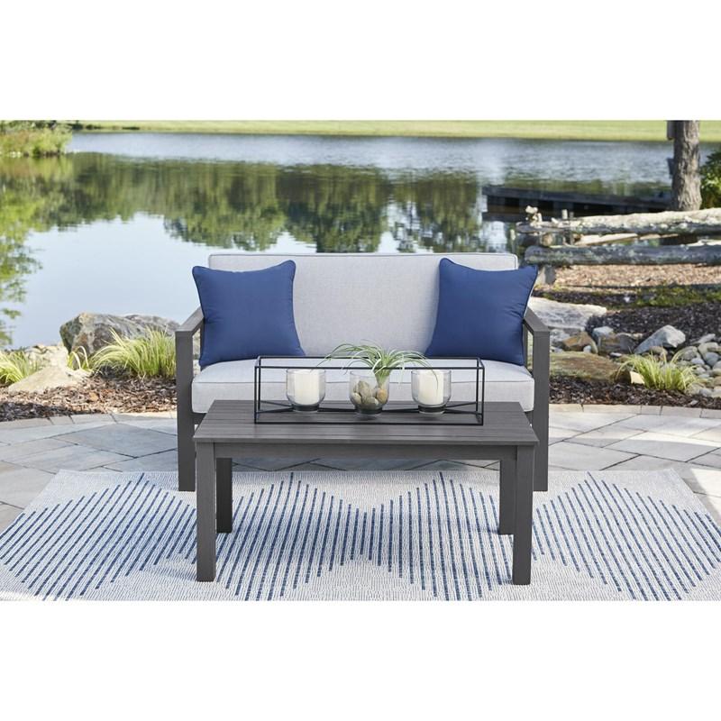 Large Picture of Signature Design by Ashley Fynnegan P349-034 Loveseat with Table